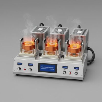 1-10khz Working Frequency Induction Heating System Featuring 3 Working Station Designed for Precise Metal Heating and Operation